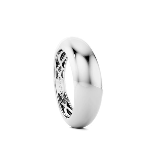 Bague bomb&eacute;e en argent